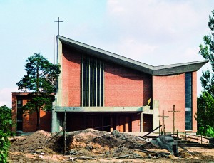 !Nowy kościół po rozbiórce starego - 10 sierpnia 1978