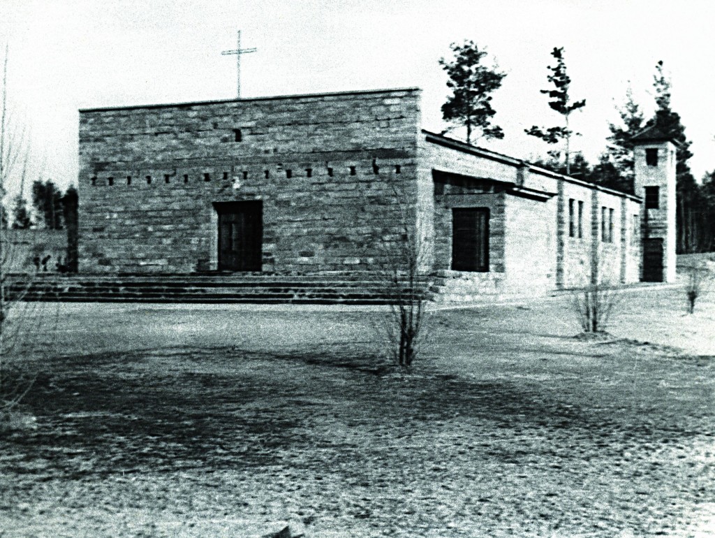 !Stary kościól p.w. Matki Bożej Nieustającej Pomocy w Mielcu - fotografia z 1947 roku